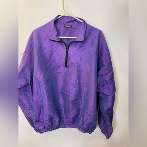 Vintage purple/blue party windbreaker surf style size medium